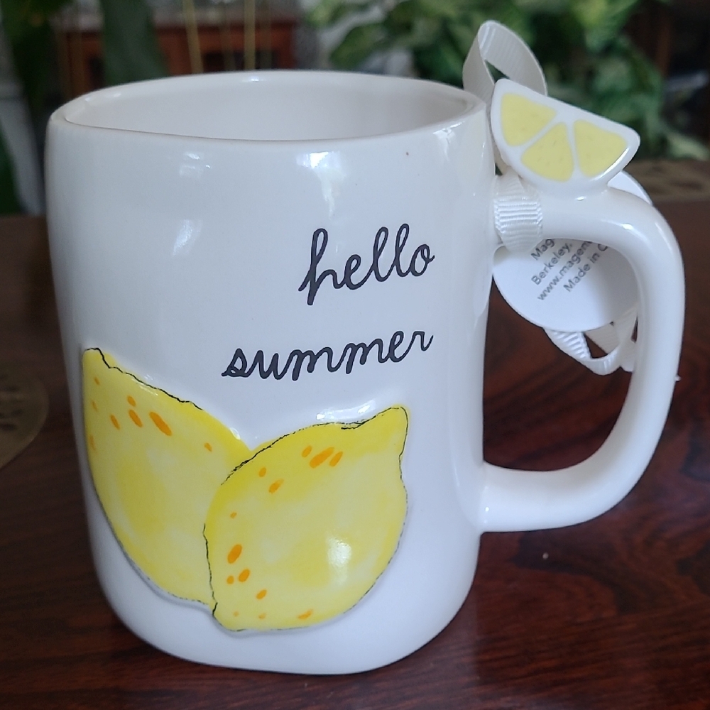 Rae Dunn Hello Summer Lemon Mug